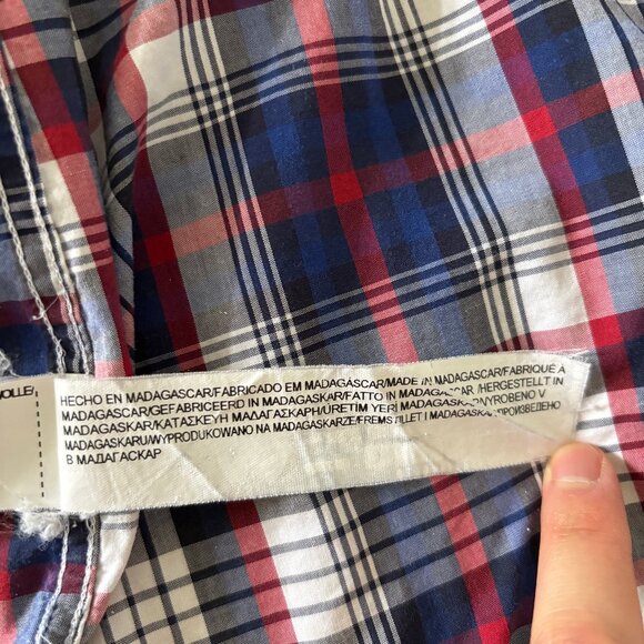 Zara Lightweight Shirt in Multicolor Plaid - Picture 10 of 10